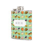 Flasques Mad About Cake Delicious Pastry Pattiserie Motif (Gauche)