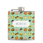 Flasques Mad About Cake Delicious Pastry Pattiserie Motif (Devant)