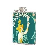 Flasques Madame vintage Liqueur Art Nouveau Label (Gauche)