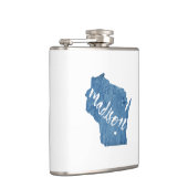 Flasques Madison, Wisconsin Wood Grain (Droite)