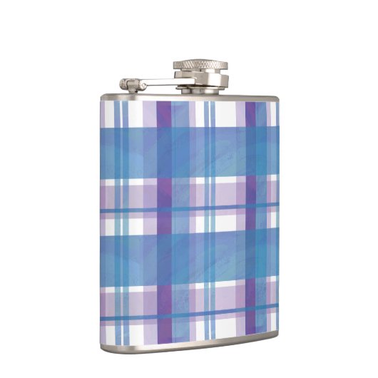 Flasques Madras Plaid Blue et Purple (Droite)