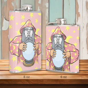 Flasques Mage avec votre visage