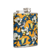 Flasques Magnolia en floraison et oiseau de tireur 3 (Droite)