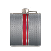 Flasques Maillage argenté monogramme et rouge (Dos)