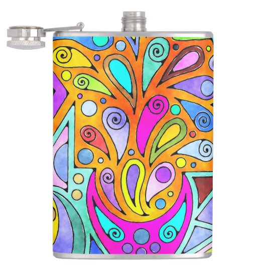 Flasques Main Tirée Par EDDArt - Blah Blah Blah 1 (Ouvert)