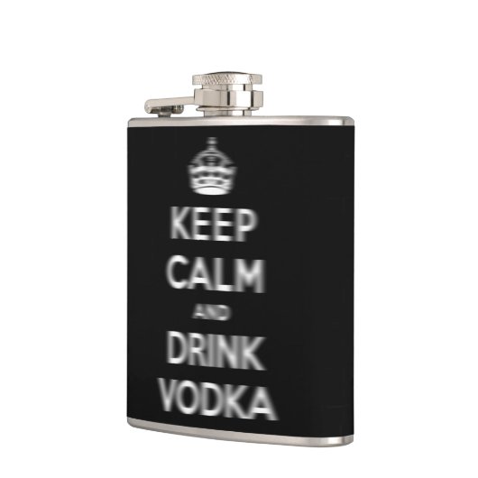 Flasques Maintenez vodka calme et de boissons (Gauche)