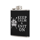 Flasques Maintenir Le Knit Calme Sur Les Artisanats {Dark} (Gauche)