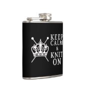 Flasques Maintenir Le Knit Calme Sur Les Artisanats {Dark} (Droite)