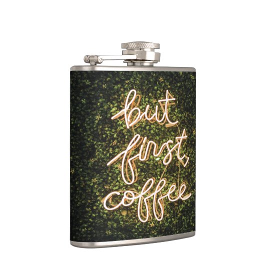 Flasques Mais Premier Café, Citation De Neon Lights (Droite)