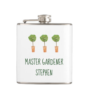 Flasques Maître Gardener personnalisé Jardinage