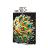 Flasques Majestic Peacock affiche le plumage vert et jaune (Gauche)