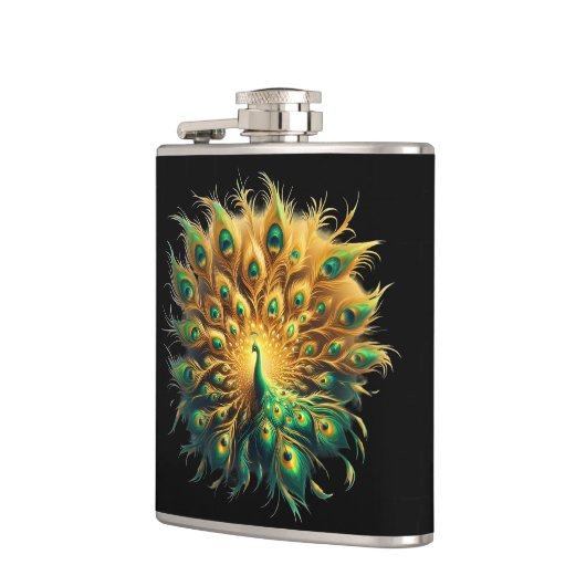 Flasques Majestic Peacock Dancing, (Gauche)