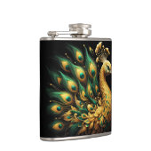 Flasques Majestic Peacock dans Golden Splendor (Droite)