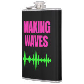Flasques Making Waves - Sound Waves - Producteur de musique (Gauche)