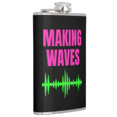 Flasques Making Waves - Sound Waves - Producteur de musique (Droite)