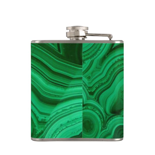 Flasques Malachite minéral vert (Dos)