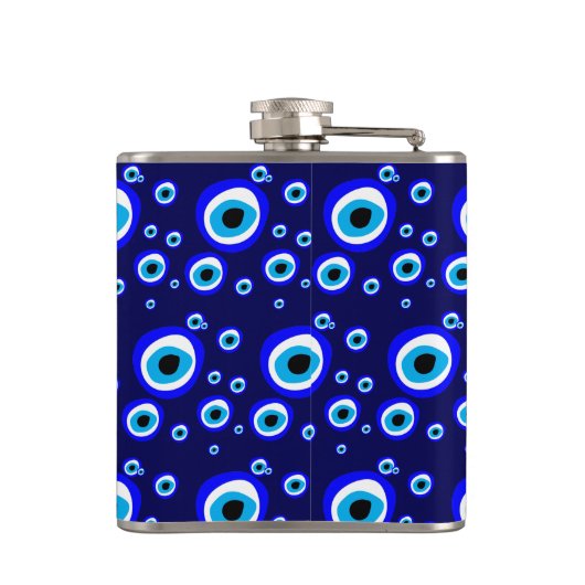 Flasques Malin Oeil Talisman & Arabe Amulet / Charme grec (Dos)