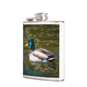 Flasques Mallard Duck Portrait Artistique (Gauche)