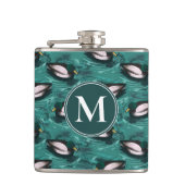 Flasques Mallards La baignade dans le Motif aquatique (Devant)