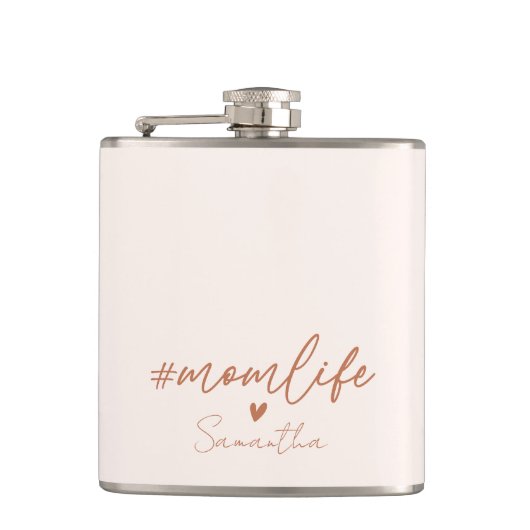 Flasques Maman Vie - Design de charme rustique (Devant)