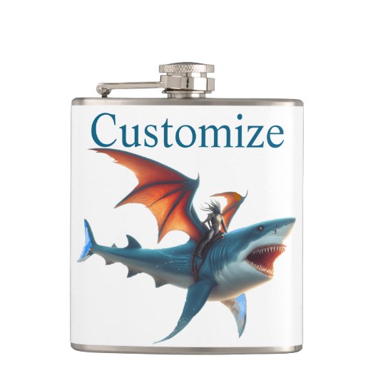 Flasques Man-Bat équitation Scary Shark Thunder_Cove (Devant)