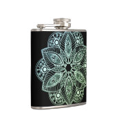 Flasques Mandala Exotic Tribal Green Gradient (Droite)