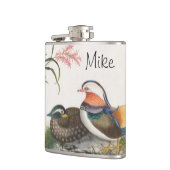 Flasques Mandarin Canard peinture chinoise (Gauche)