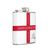 Flasques Manger boire et être anglais St George's Cross Dra (Droite)