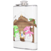 Flasques Manger de Noël bonhomme de neige mignon (Gauche)