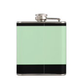 Flasques Mangez, boisson et soyez shamrock irlandais de | (Dos)