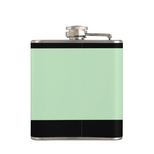 Flasques Mangez, boisson et soyez shamrock irlandais de | (Dos)