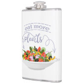 Flasques Mangez plus de plantes frais motivation salade let (Gauche)