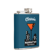 Flasques Manhattan Cocktail Wall Art (Droite)