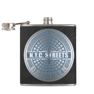 Flasques Manhole Cover Brooklyn Blue
