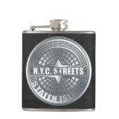 Flasques Manhole Staten Island Grey (Devant)