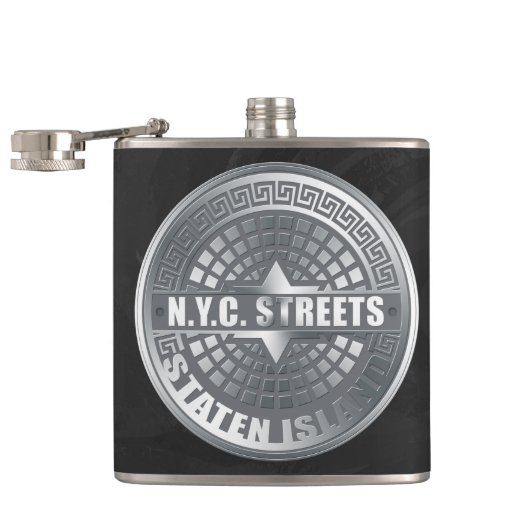 Flasques Manhole Staten Island Grey (Ouvert)