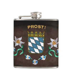 Flasques Manteau de la Bavière des bras "Prost ! "
