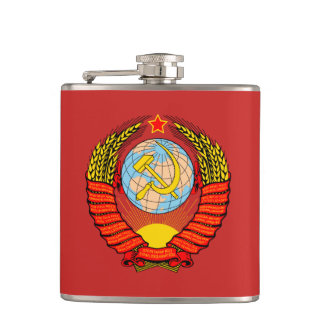 Flasques Manteau d'Union Soviétique des bras URSS
