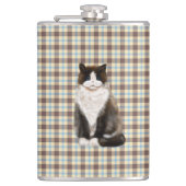 Flasques manx cat bi-col (Devant)