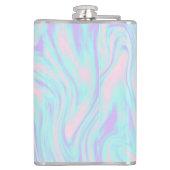 Flasques marbre blanc violet rose élégant (Dos)