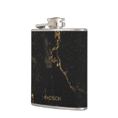 Flasques Marbre noir or (Gauche)