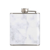 Flasques marbre rose de blanc de diamant d'or de faux clair (Dos)