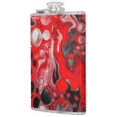 Flasques Marbre rouge, noir et blanc d'art fluvial (Gauche)