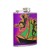 Flasques Mardi Gras Bateau de Fools (Droite)