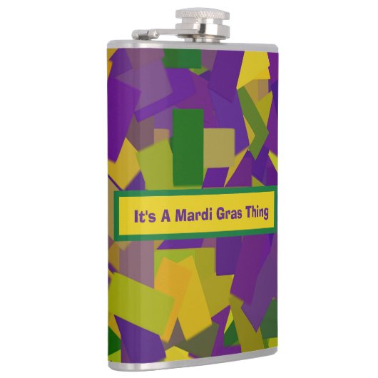 Flasques Mardi Gras Blocks (Droite)