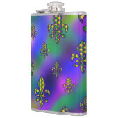 Flasques Mardi Gras Motif (Gauche)