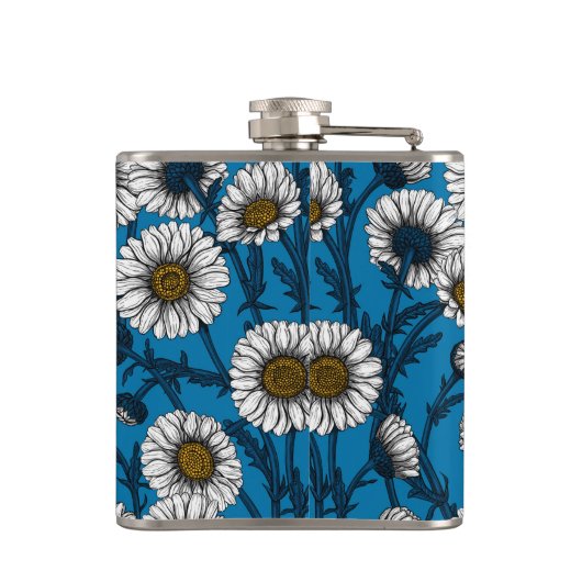 Flasques Marguerites sur bleu (Dos)