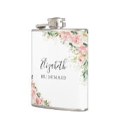 Flasques Mariage Blanc Rose Gold et Rose Tendré (Gauche)