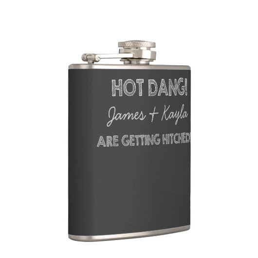 Flasques Mariage Chalkboard Hot Dang (Droite)