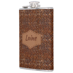 Flasques Mariage Faux Cuir Travailleur Aspect